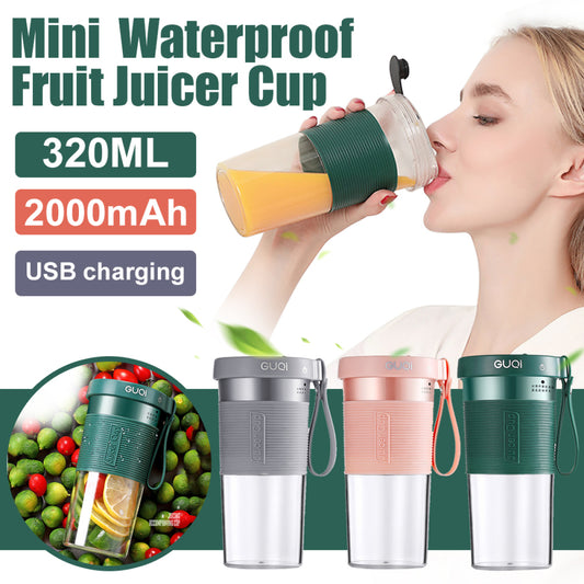 Portable Juice Juicing Cup Home USB Charging Mini Electric Juicer Fruit Blender